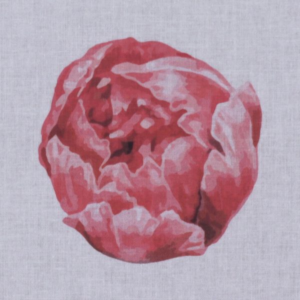 Pink Peony Bud Fabric Panel Variation 1 For Cheap - Image 2