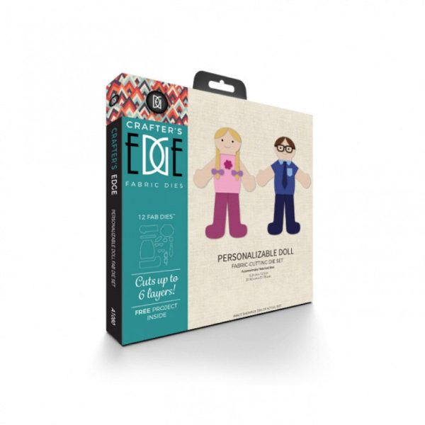 Crafter s Edge, Personalizable Doll 12 Piece Die Set Online - Image 4
