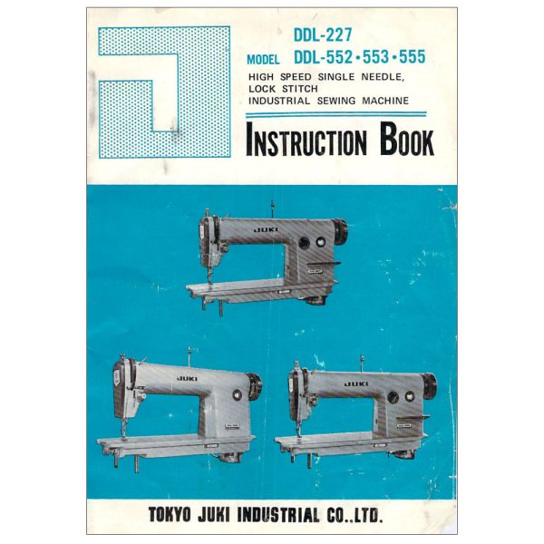Juki DDL-555 Instruction Manual Online