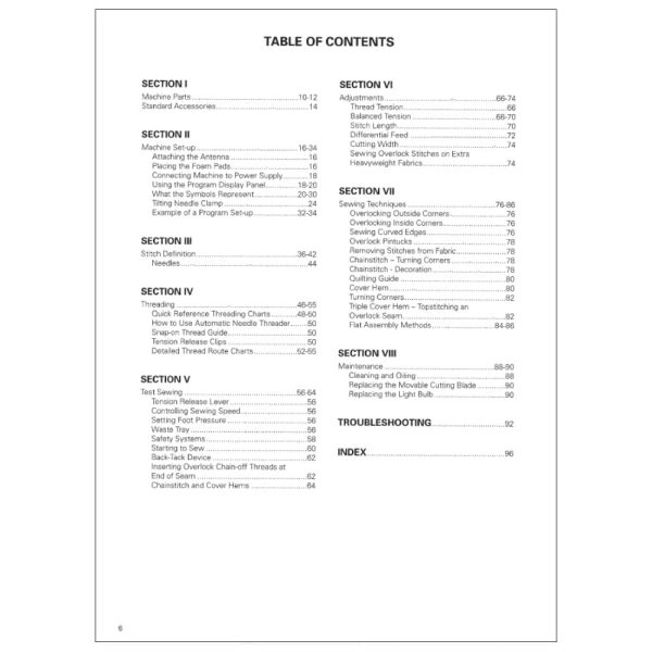 Elna 744 Instruction Manual Cheap - Image 2