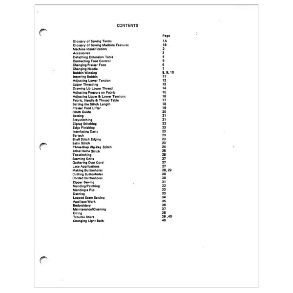 Simplicity SL1000 Instruction Manual Cheap - Image 2