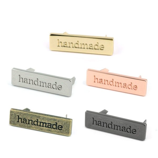 Metal Bag Label  Handmade  Online now