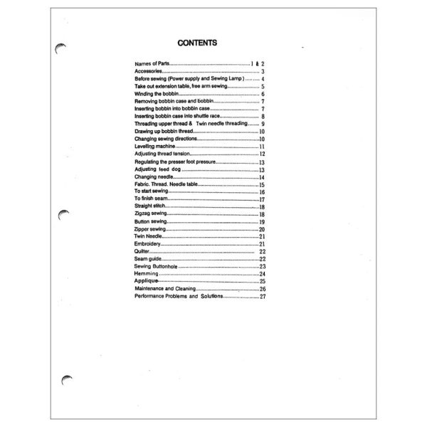 Simplicity S02 Instruction Manual For Discount - Image 2