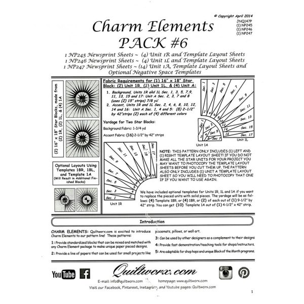 Quiltworx Charm Elements Pack For Sale - Image 5